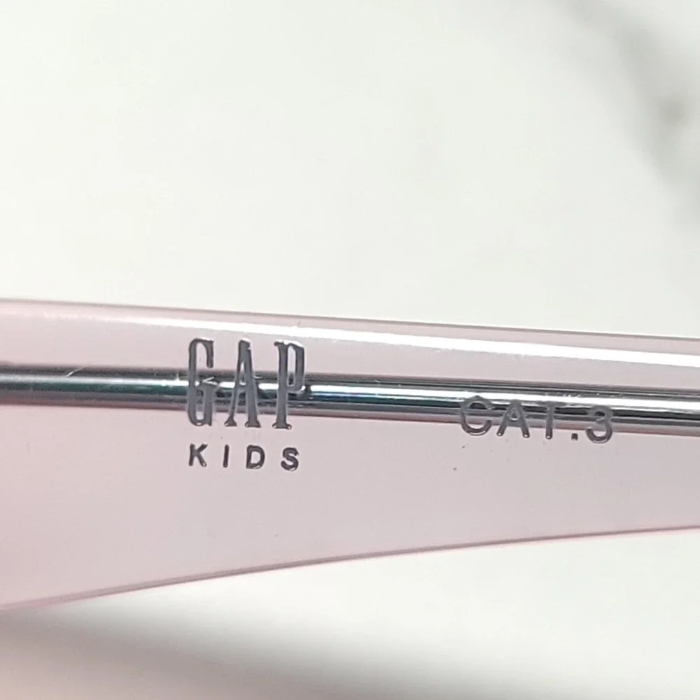 Gap Kids Aviator Sunglasses Rose Gold Metal Frames SGP201 55-12-135 With Case
